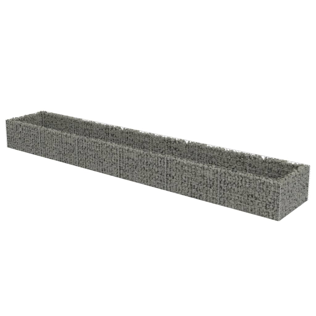 Gabion Højseng Galvaniseret Stål 540×90×50 cm
