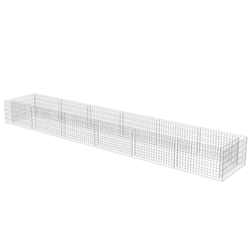 Gabion Højseng Galvaniseret Stål 540×90×50 cm