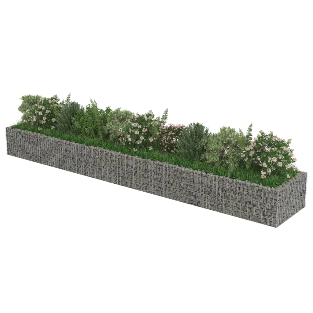 Gabion Højseng Galvaniseret Stål 540×90×50 cm