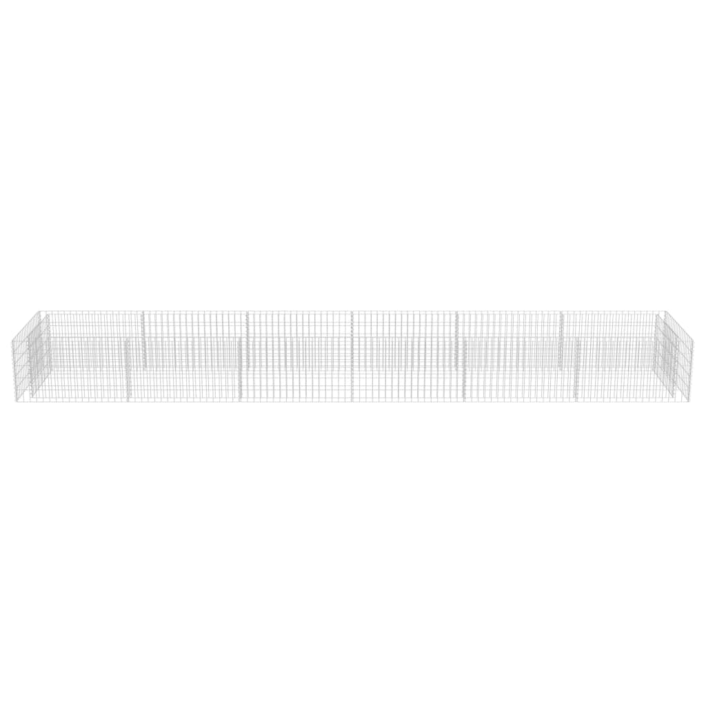 Gabion Højseng Galvaniseret Stål 540×90×50 cm