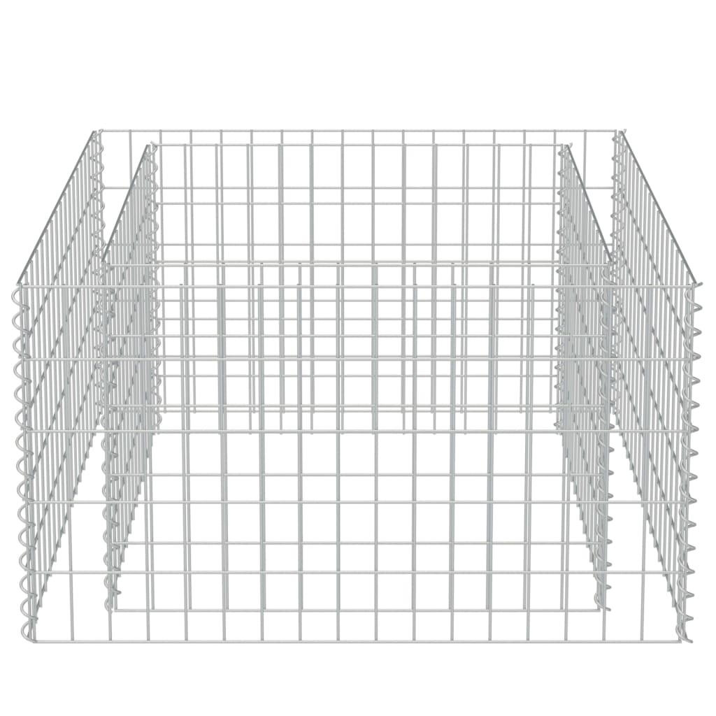 Gabion Højseng Galvaniseret Stål 90×90×50 cm