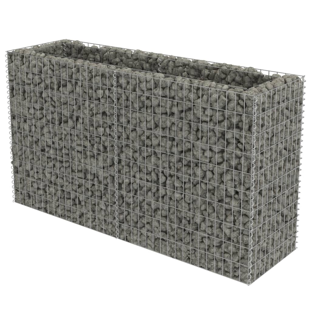 Gabion Højseng Galvaniseret Stål 180×50×100 cm