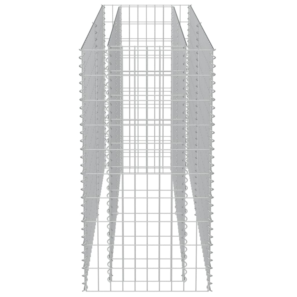 Gabion Højseng Galvaniseret Stål 180×50×100 cm