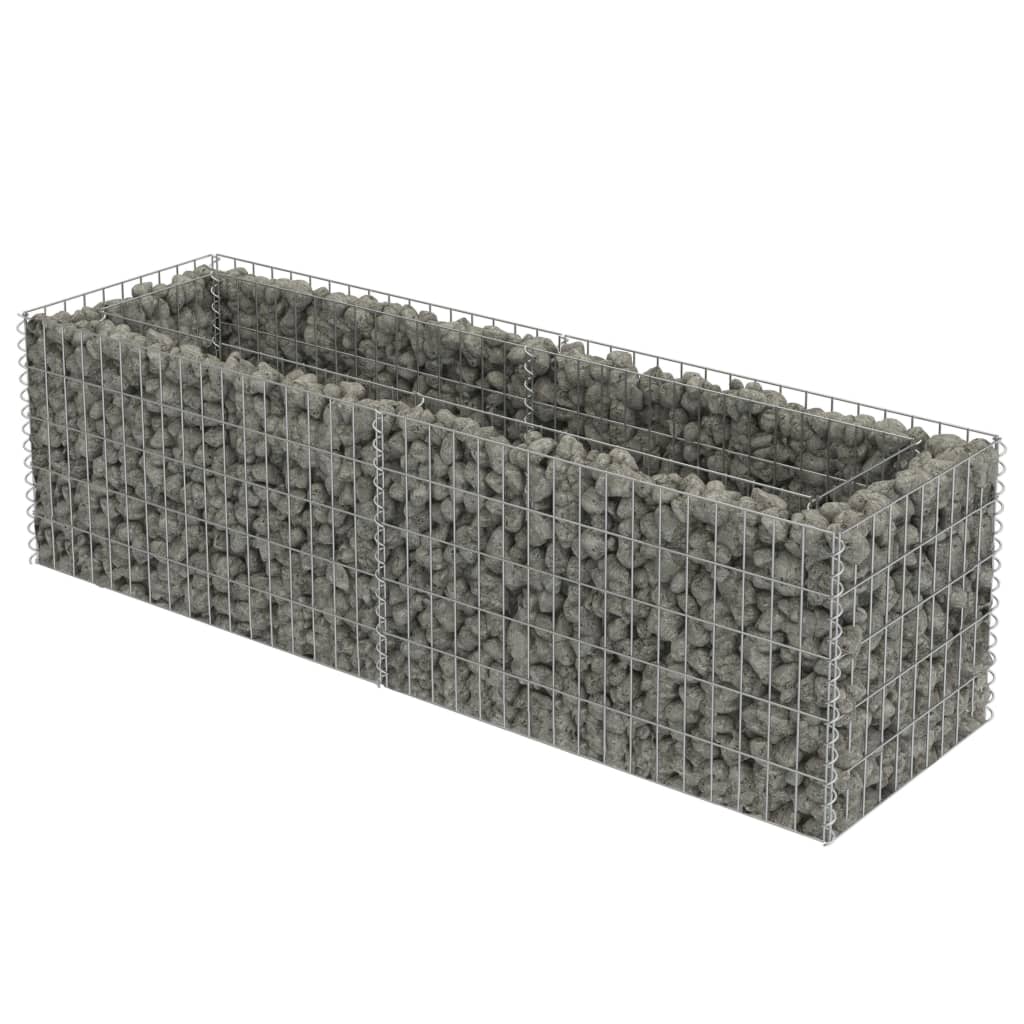 Gabion Højseng Galvaniseret Stål 180×50×50 cm