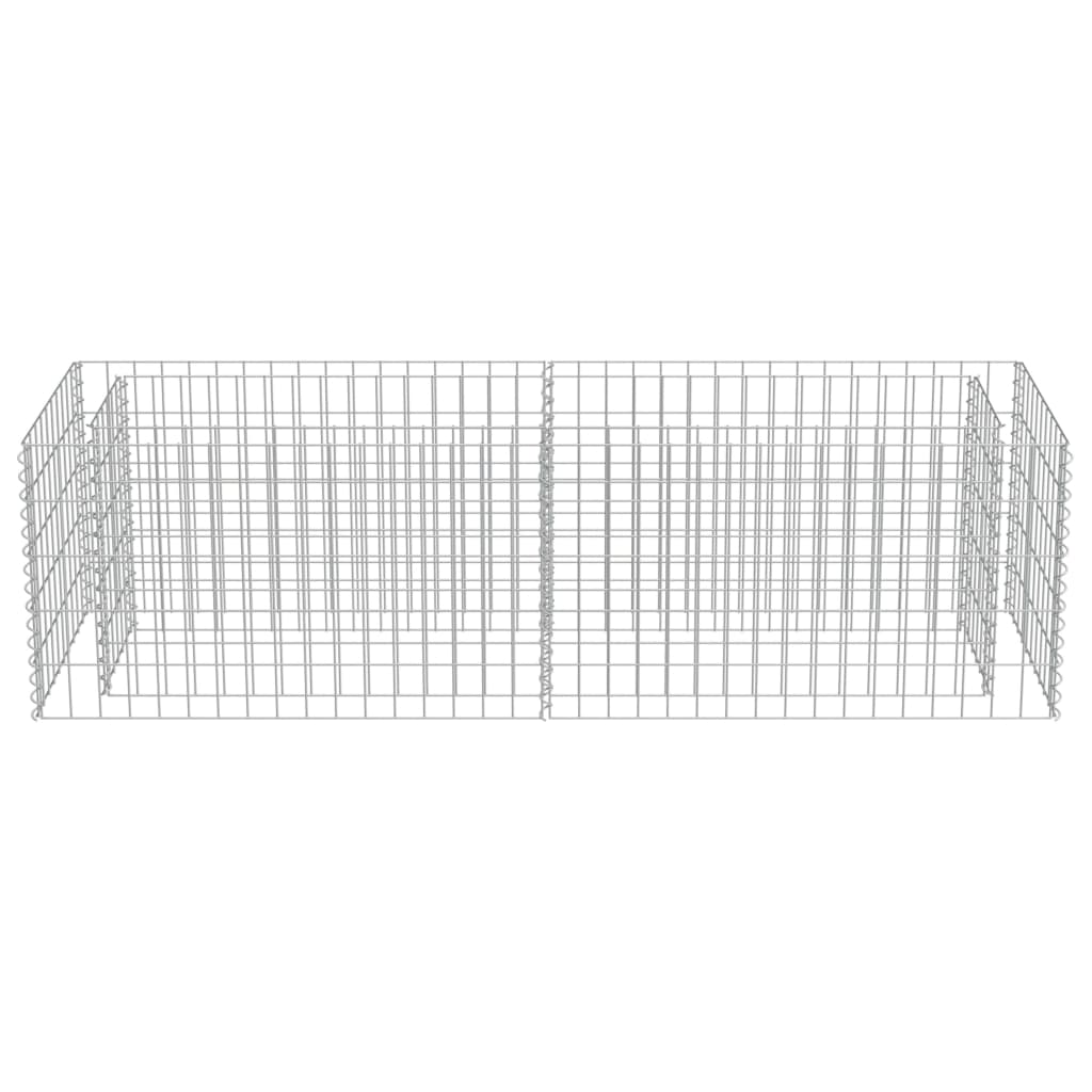 Gabion Højseng Galvaniseret Stål 180×50×50 cm