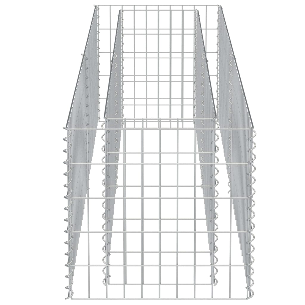 Gabion Højseng Galvaniseret Stål 180×50×50 cm