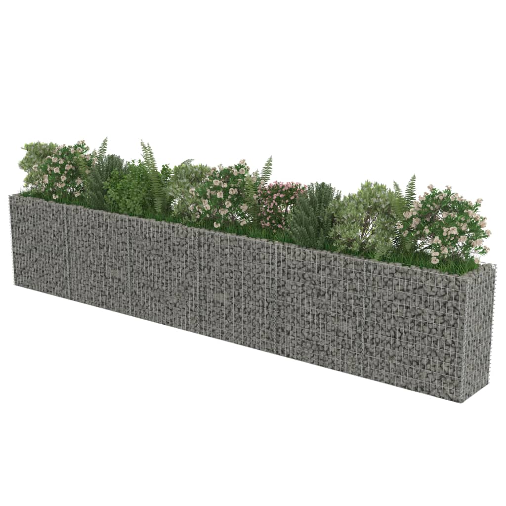Gabion Højseng Galvaniseret Stål 540×50×100 cm