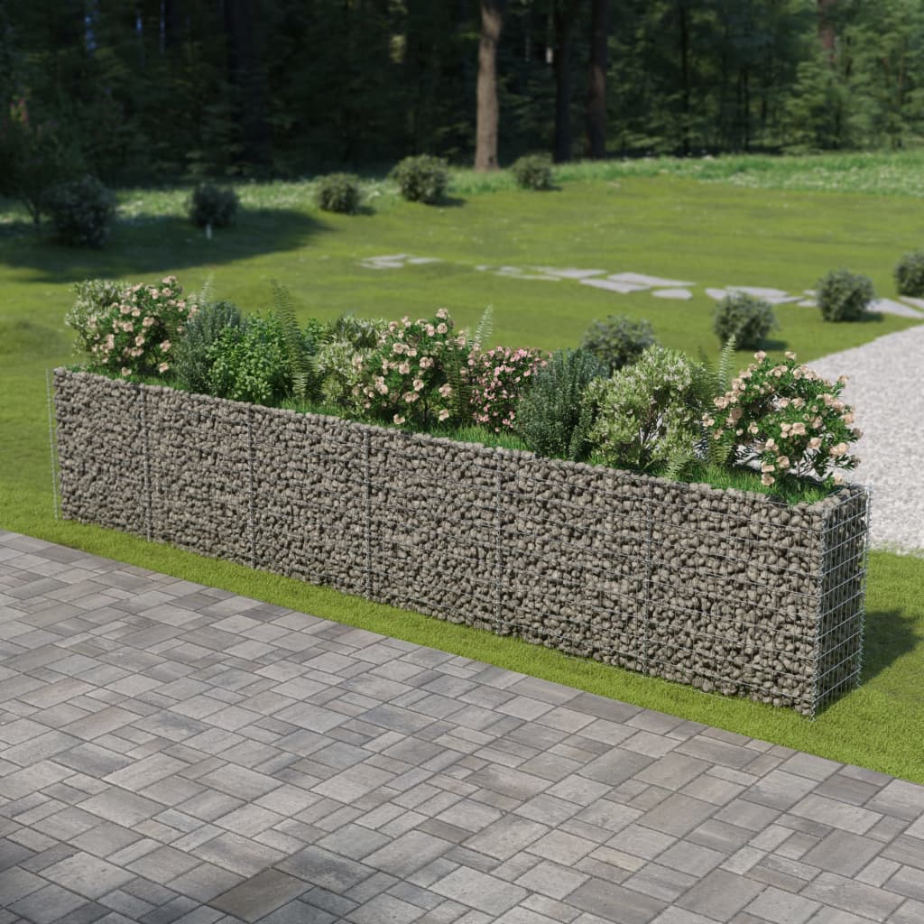 Gabion Højseng Galvaniseret Stål 540×50×100 cm