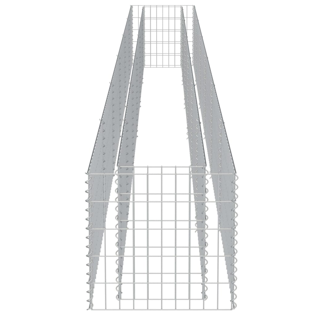 Gabion højbed galvaniseret stål 540×50×50 cm