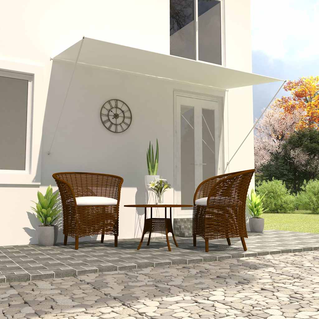 Udtrækkelig Markise 300×150 cm Creme