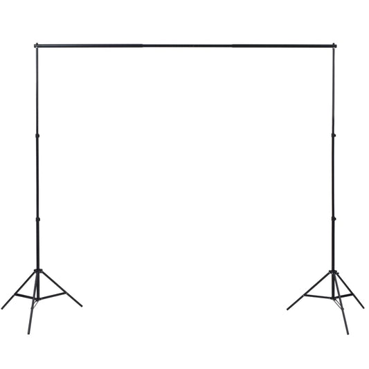 Fotostudio Set 3 Baumwolle-Hintergründe Rahmen verstellbar 3x5m