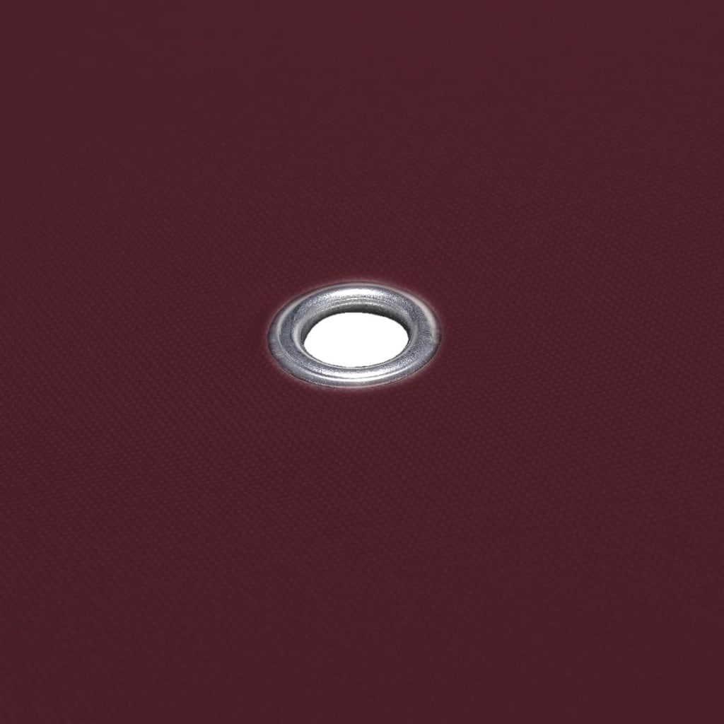 Pavillontag med ventilationstag 310 g/m² 4x3 m Bordeaux rød