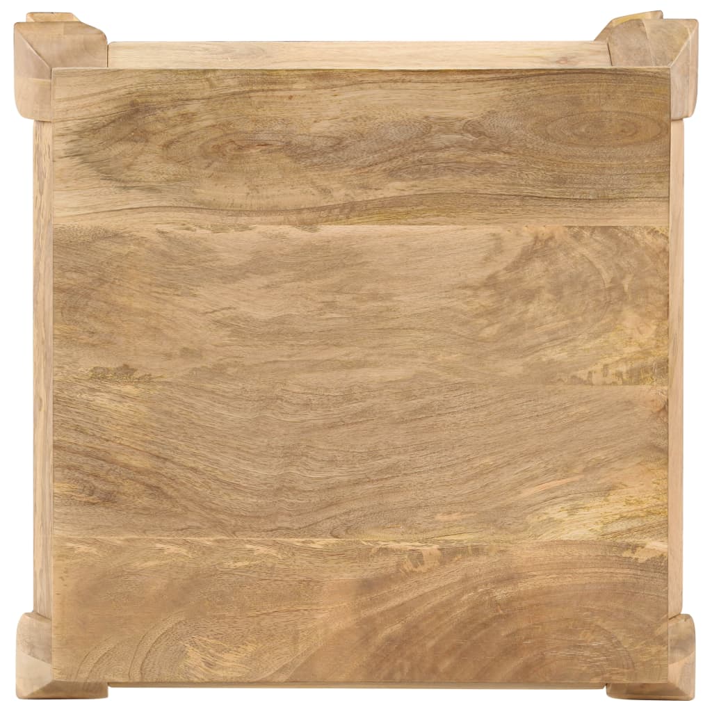 Sidebord 45 x 45 x 40 cm massivt mangotræ