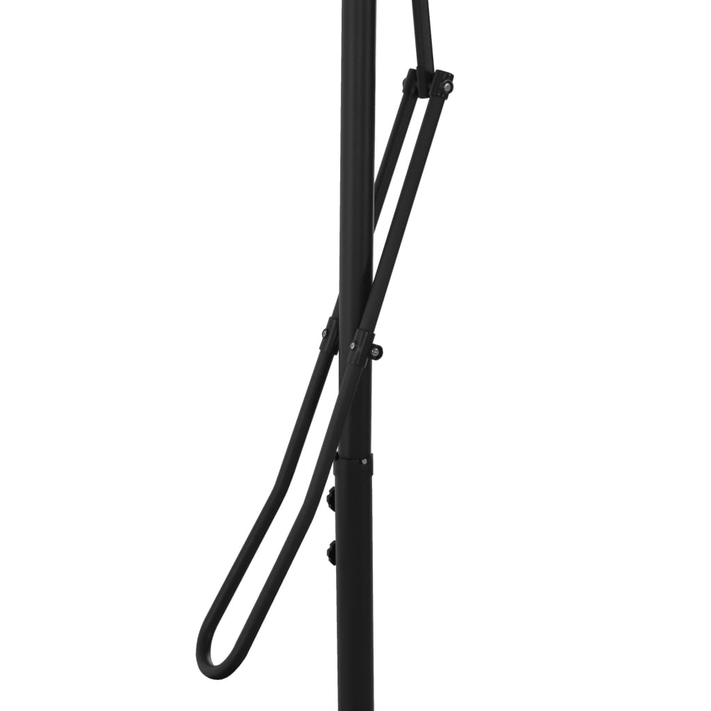Parasol med stålstang 300 cm antracit
