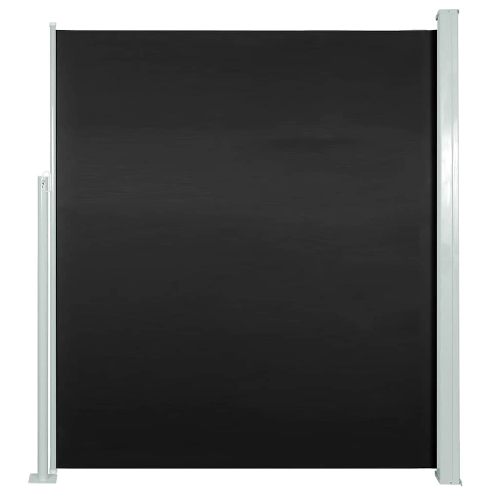 Udtrækbart Sidefortelt 140x300 cm Sort