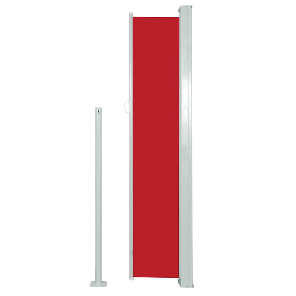 Ausziehbare Seitenmarkise 140x300 cm Rot