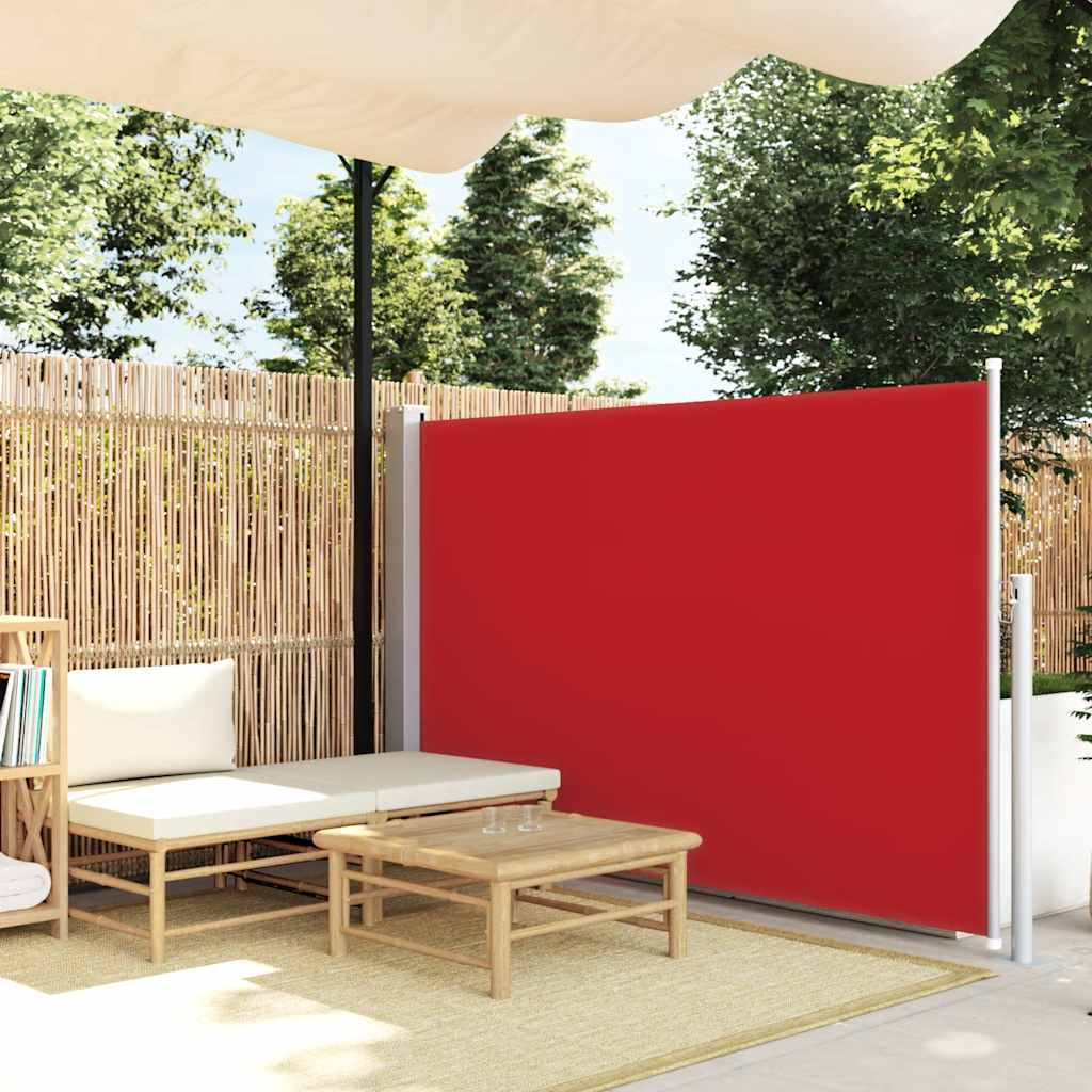Ausziehbare Seitenmarkise 140x300 cm Rot