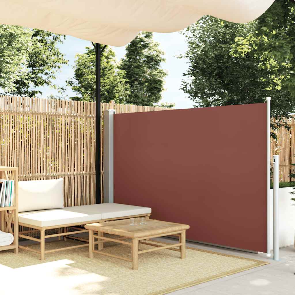 Ausziehbare Seitenmarkise 140x300 cm Braun