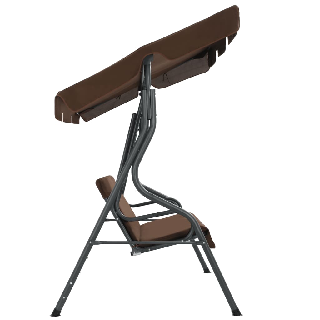Hollywood swing kaffe brun 170×110×153 cm