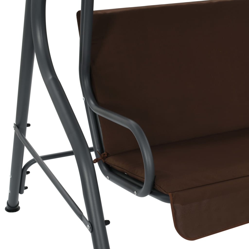 Hollywood swing kaffe brun 170×110×153 cm