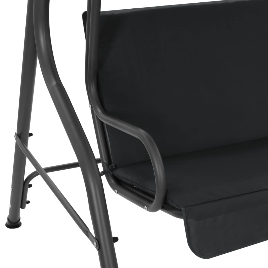Hollywood gynge antracit 170×110×153 cm
