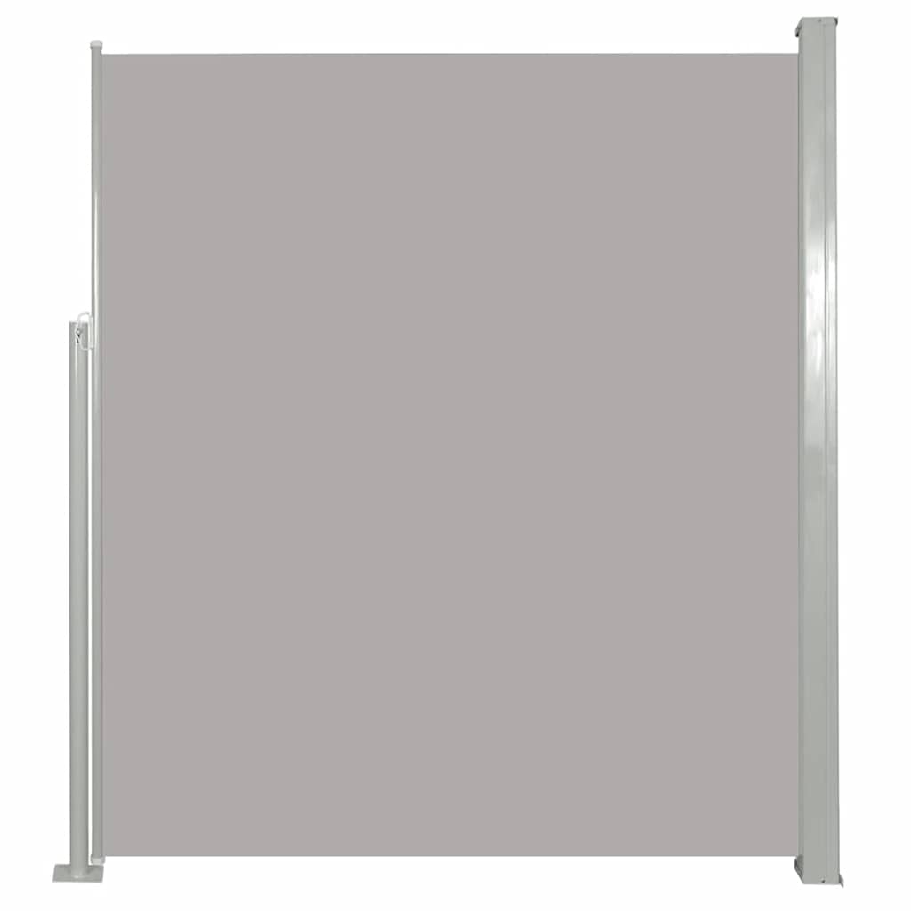 Udtrækbart Sidefortelt 160x500 cm Grå