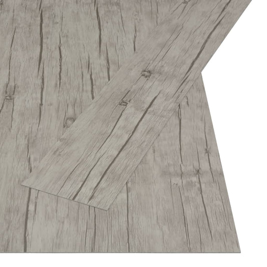 PVC Fliser Selvklæbende 4,46 m² 3 mm Eg Look Vasket