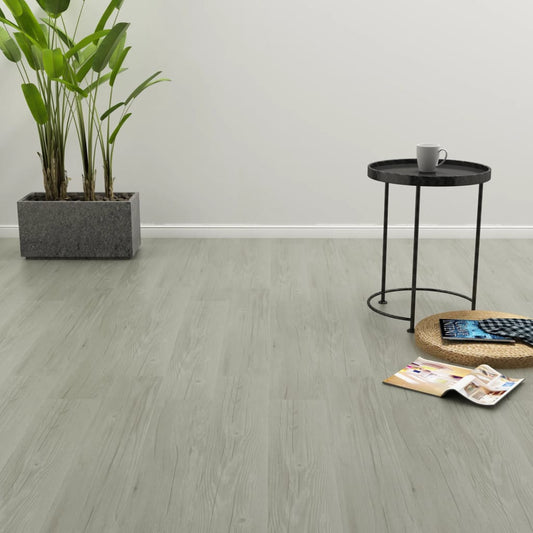 PVC Fliser Selvklæbende 4,46 m² 3 mm Grå