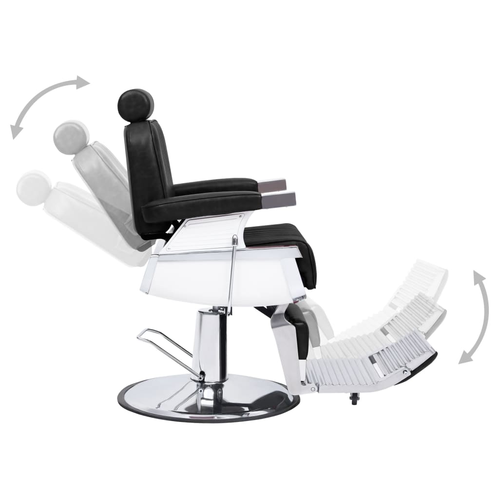 Friseurstuhl Schwarz 68x69x116 cm Kunstleder