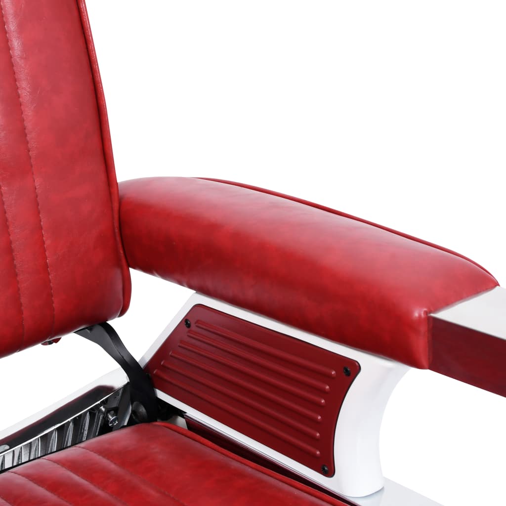 Friseurstuhl Rot 68x69x116 cm Kunstleder