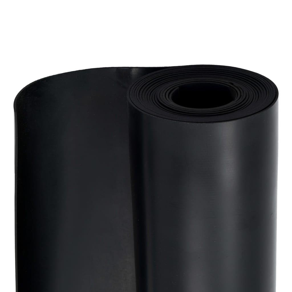 Gulvmåtte Skridsikret Gummi 1,2x5 m 2 mm Glat