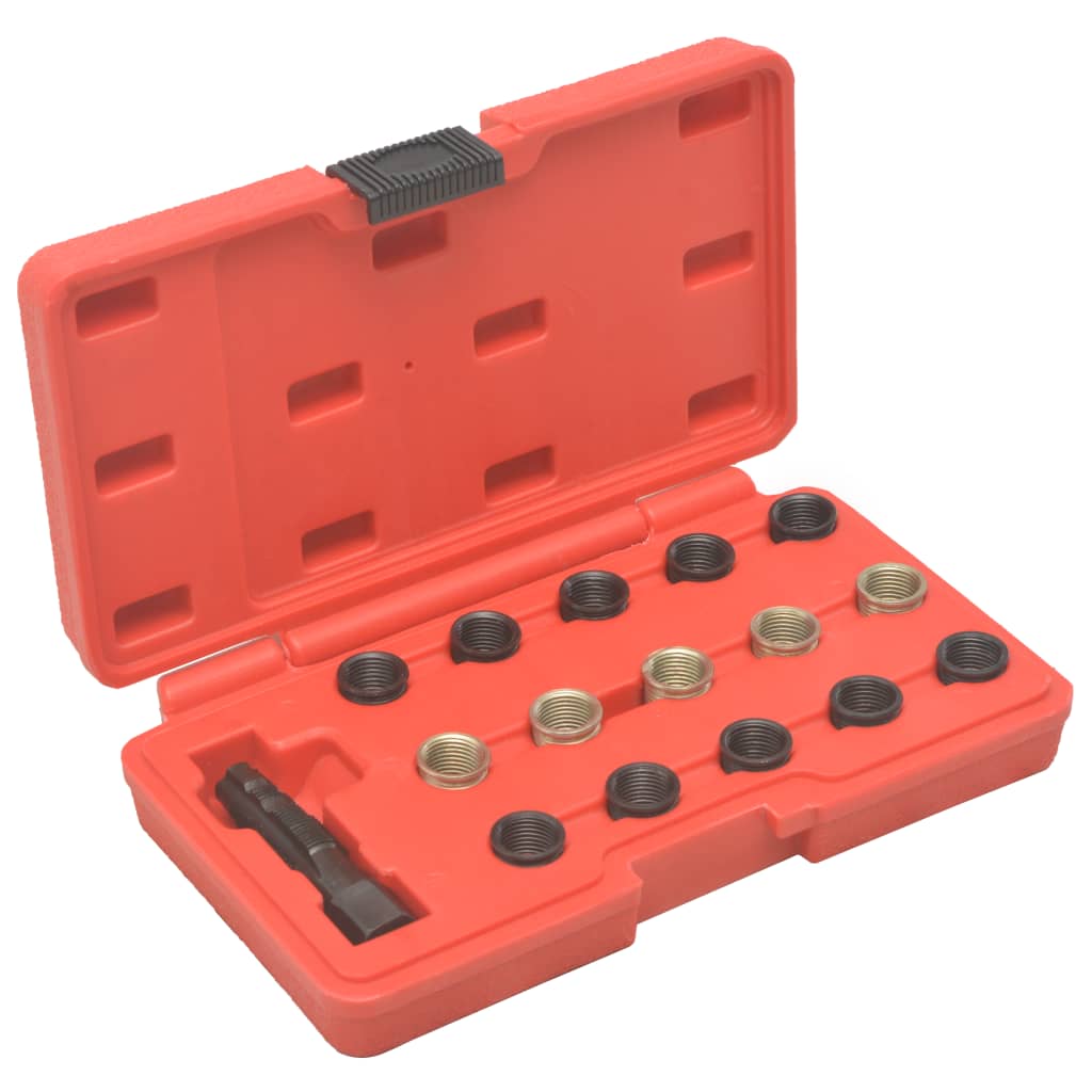16 dele Tændrørsgevind reparationssæt M14×1,25