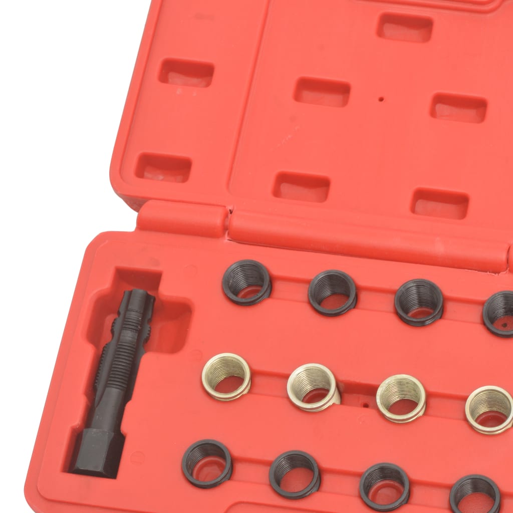 16 dele Tændrørsgevind reparationssæt M14×1,25