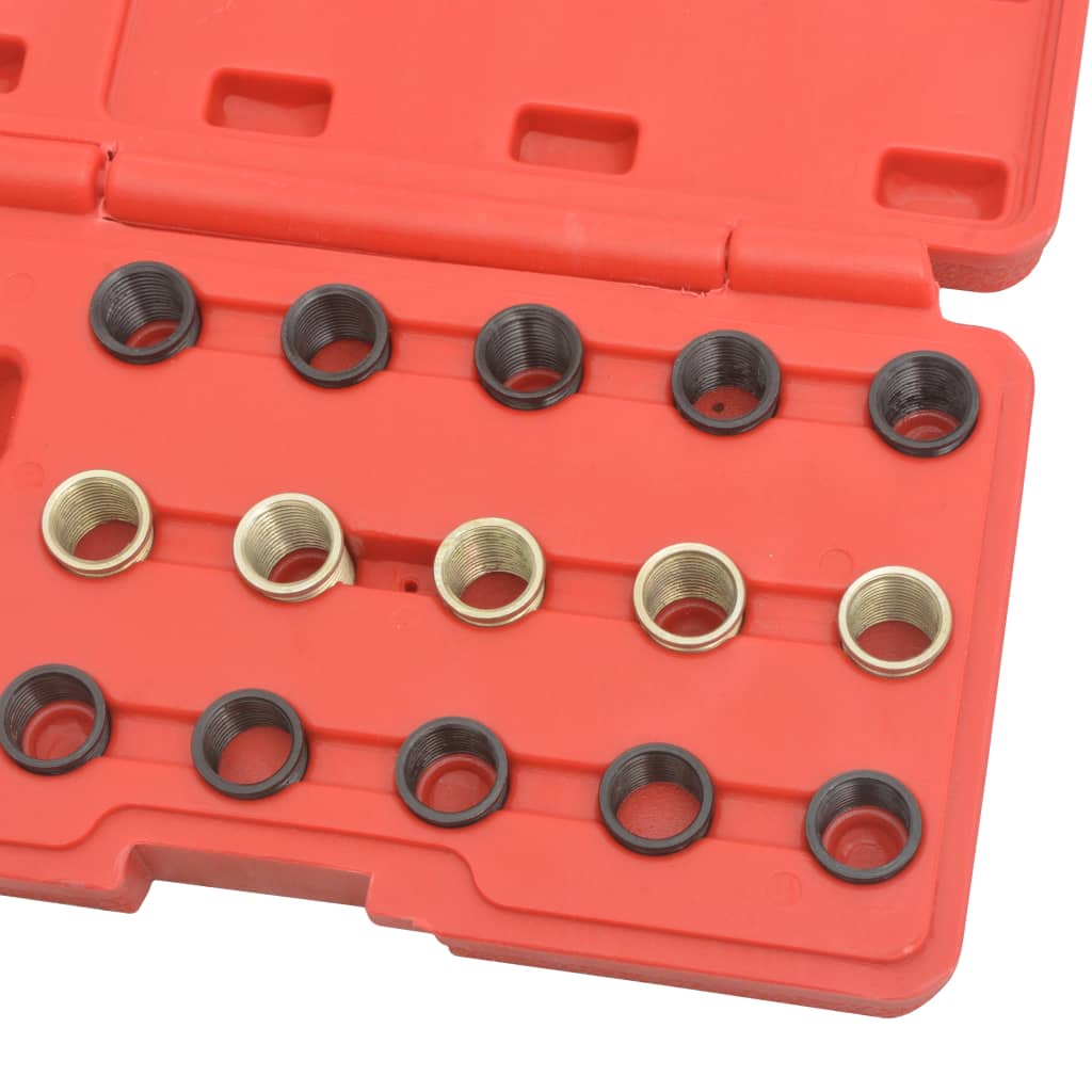 16 dele Tændrørsgevind reparationssæt M14×1,25