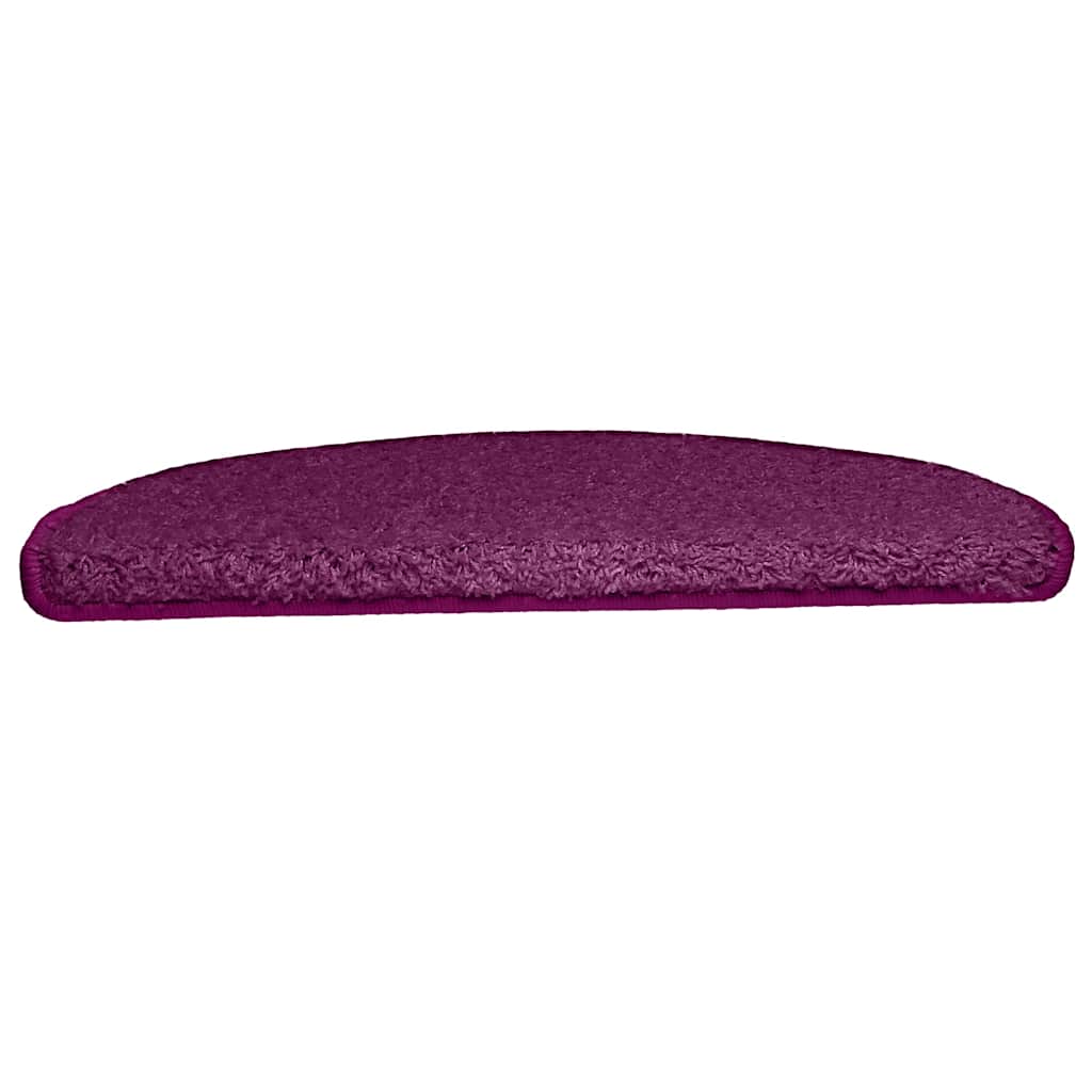 Stufenmatten 15 Stk. 65x21x4 cm Violett Halbrund Groß