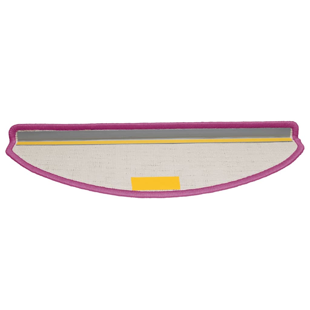 Stufenmatten 15 Stk. 65x21x4 cm Violett Halbrund Groß