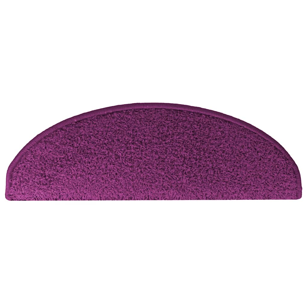 Stufenmatten 15 Stk. 65x21x4 cm Violett Halbrund Groß