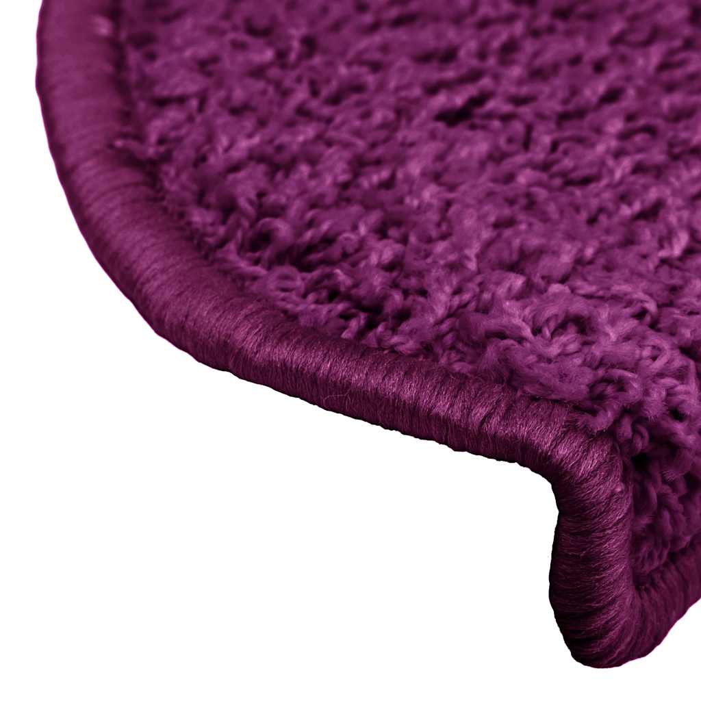 Stufenmatten 15 Stk. 65x21x4 cm Violett Halbrund Groß