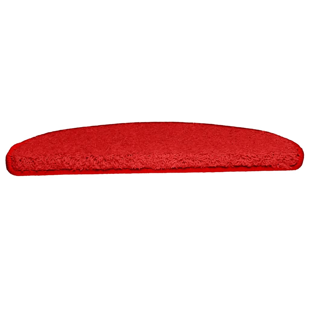 Stufenmatten 15 Stk. 65x21x4 cm Rot Halbrund Groß