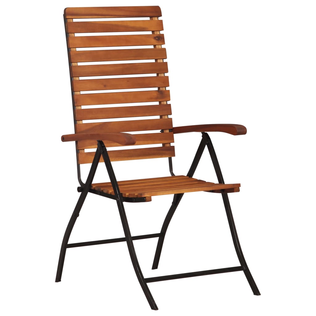 Have loungestole 2 stk massivt akacietræ