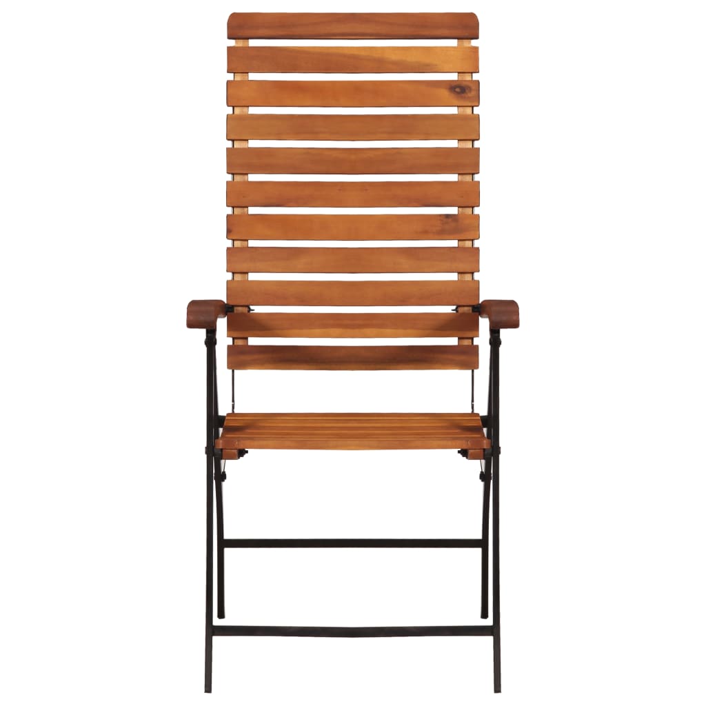 Have loungestole 2 stk massivt akacietræ