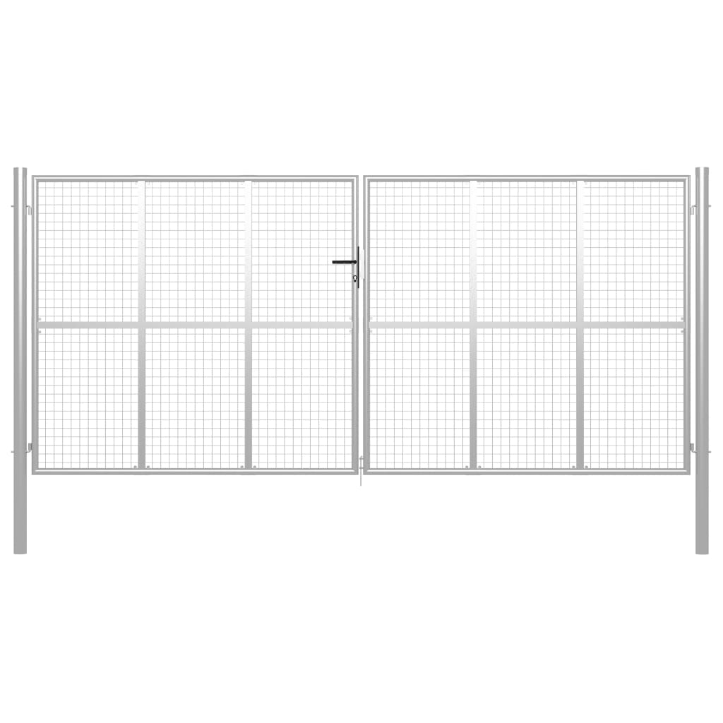 Havelåge Galvaniseret Stål 415 x 225 cm Sølv