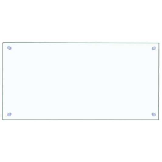 Küchenrückwand Transparent 80×40 cm Hartglas
