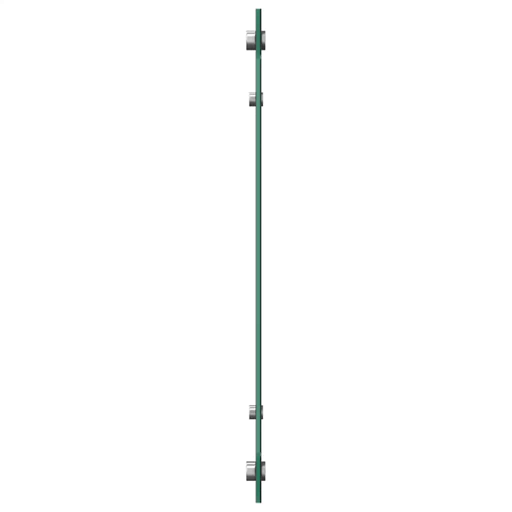 Küchenrückwand Schwarz 100x40 cm Hartglas