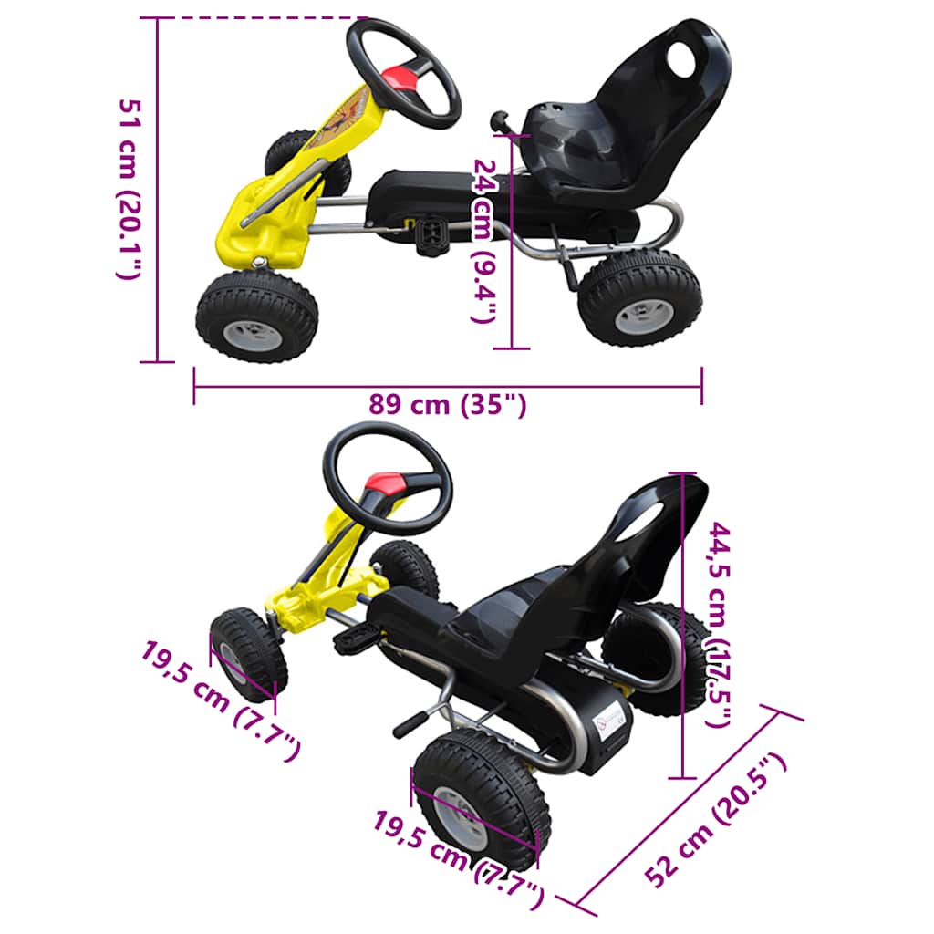 Pedal Go-Kart Gul