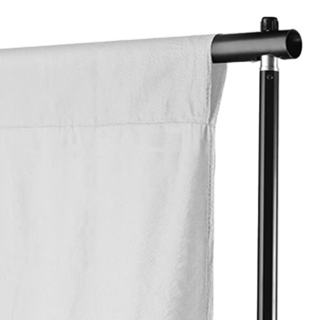 Fotohintergrund ohne Ständer Baumwolle Weiß 300x300 cm