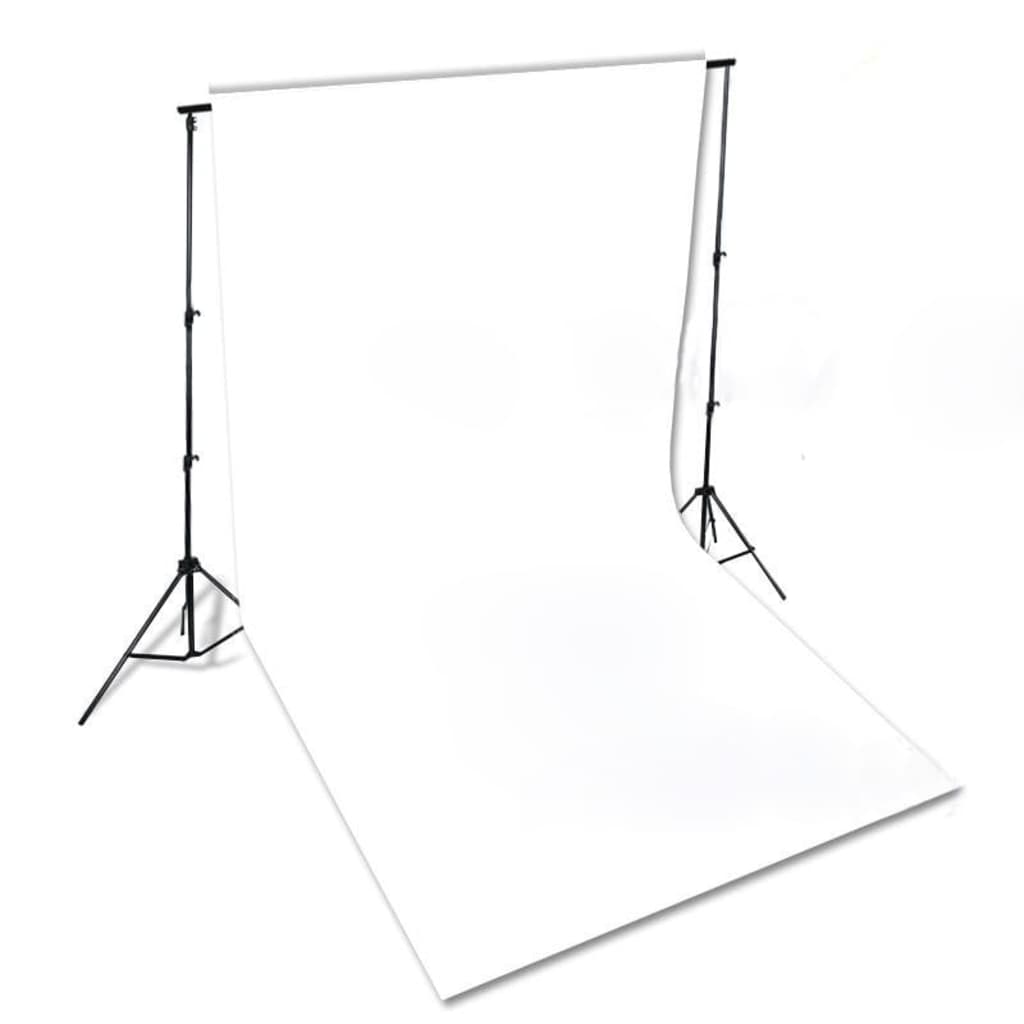 Fotohintergrund ohne Ständer Baumwolle Weiß 300x300 cm