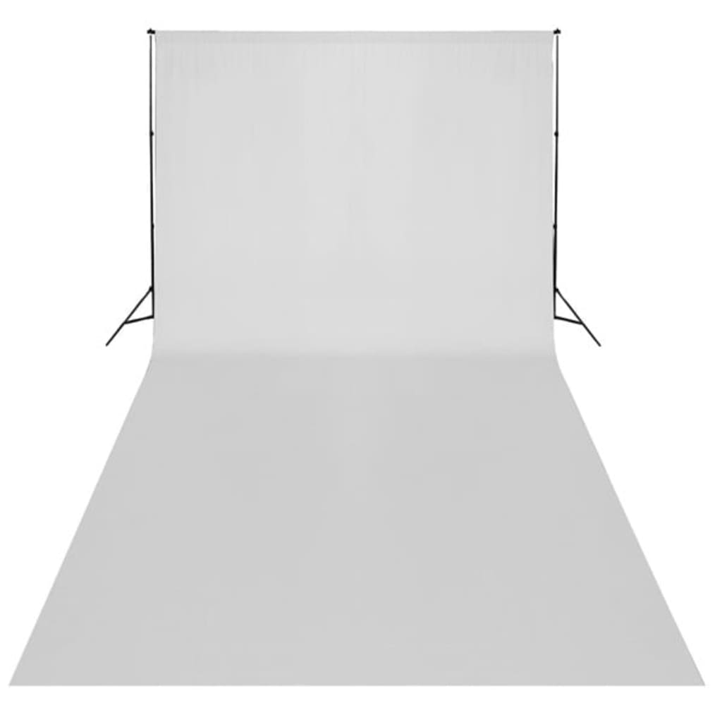 Fotohintergrund ohne Ständer Baumwolle Weiß 600x300 cm