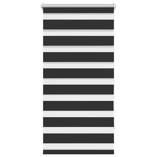 Doppelrollo Seitenzug 80 x 150 cm schwarz