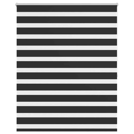 Doppelrollo Seitenzug 120 x 175 cm schwarz